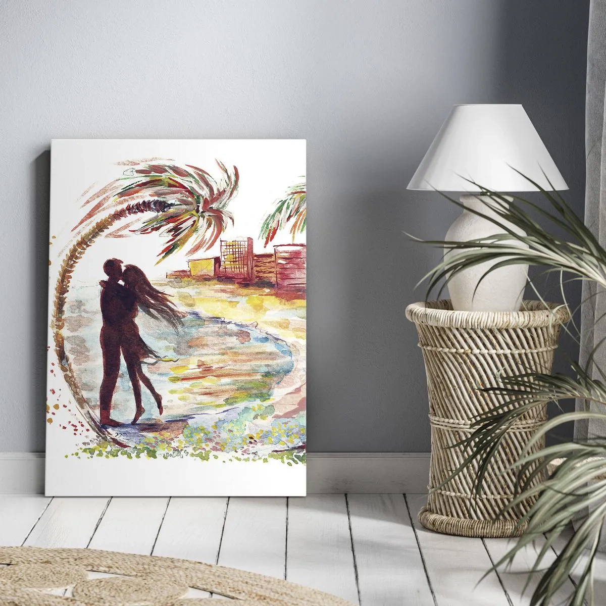 Tablou pe pânză - Vacanța romantică - 50x70 cm
