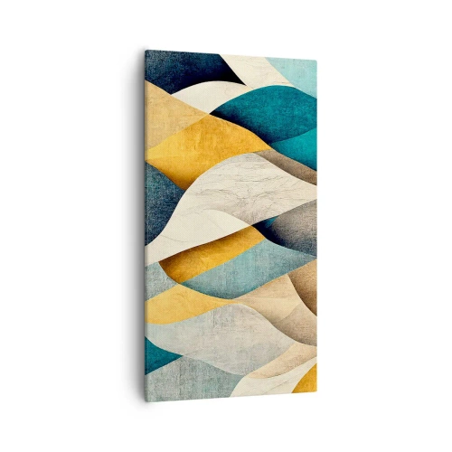 Tablou pe pânză - Ritm și ondulare - 55x100 cm