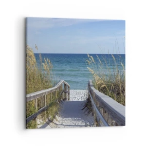 Tablou pe pânză - În soare, în vânt - 70x70 cm