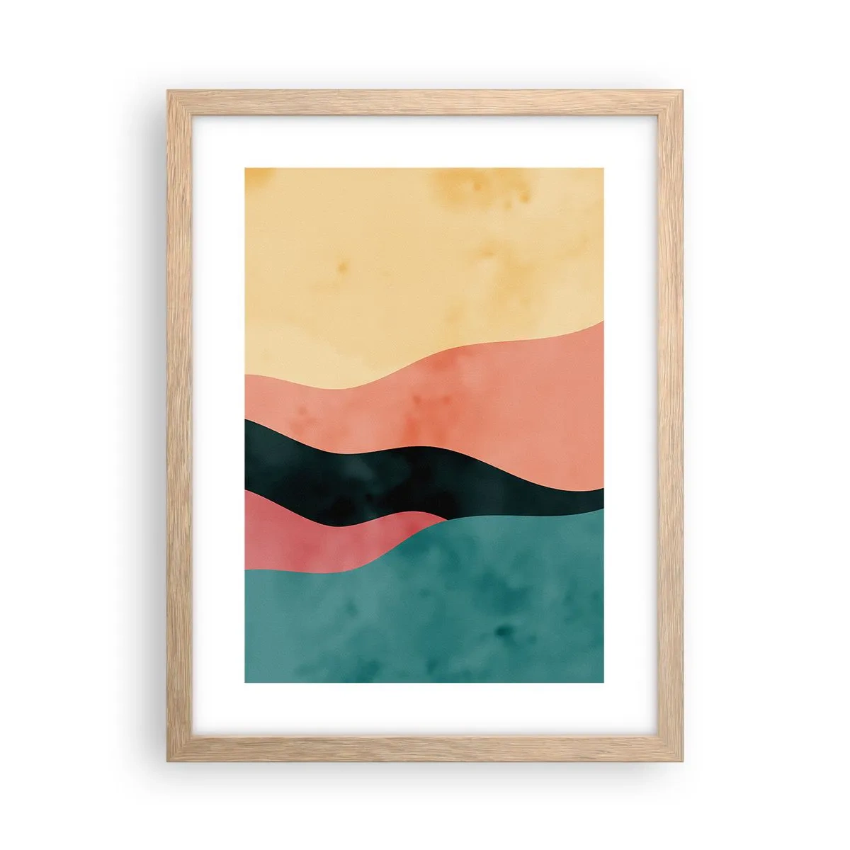 Poster în ramă de stejar deschis - Neconformitate compatibilă - 30x40 cm