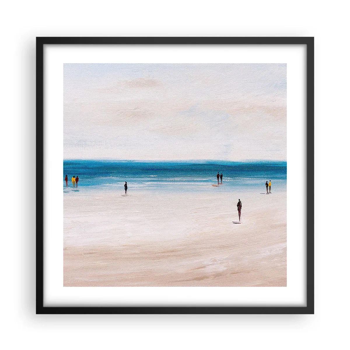 Poster în ramă neagră - Nevoia naturală - 50x50 cm