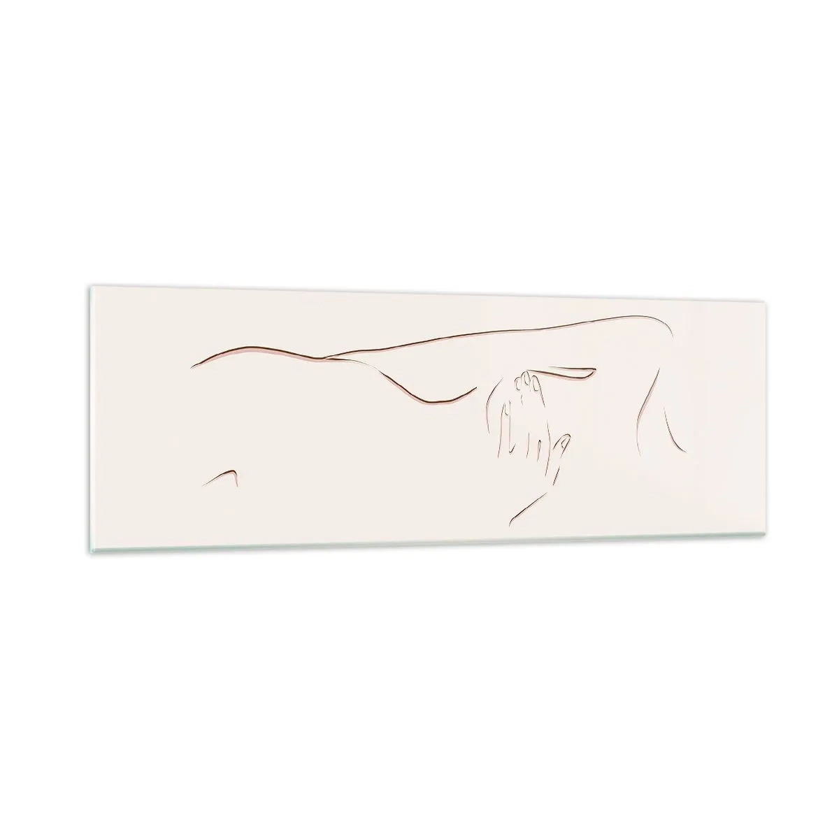Tablou pe sticlă - Forma dorinței - 90x30 cm