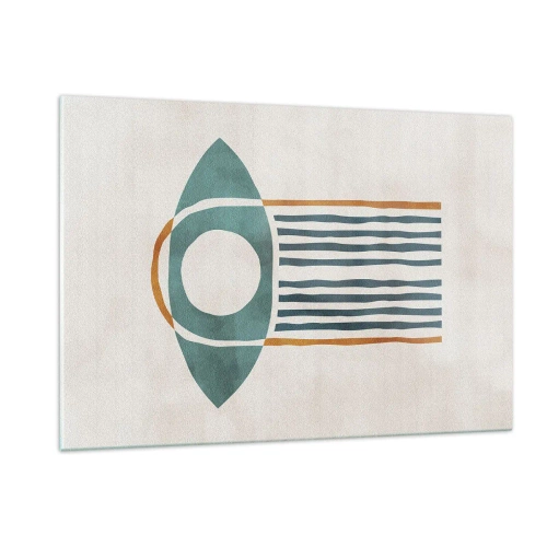 Tablou pe sticlă - Semne și ritualuri - 120x80 cm