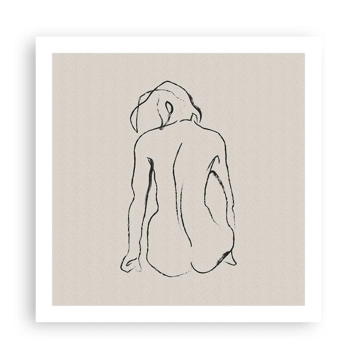 Poster - Nud de fată - 60x60 cm