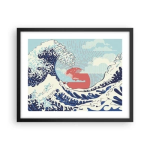 Poster în ramă neagră - Din inspirații japoneze - 50x40 cm