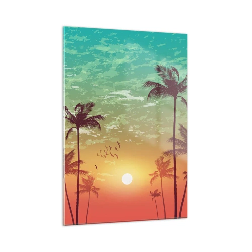 Tablou pe sticlă - Climate tropicale - 50x70 cm