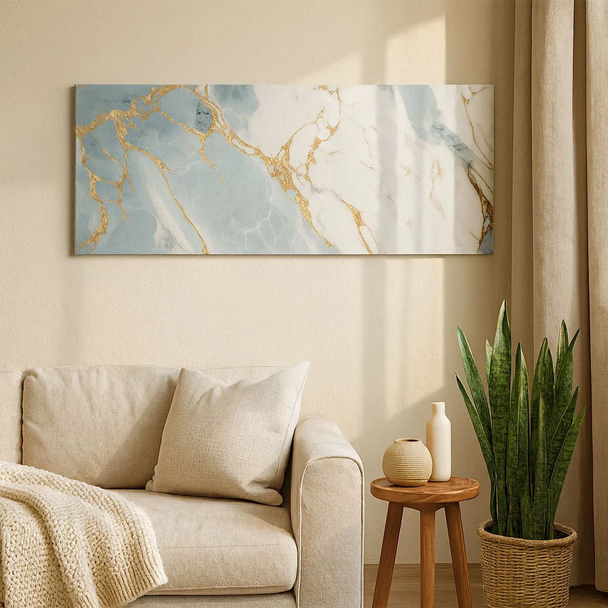 Tablou pe pânză - Bogăția pietrei - 100x40 cm