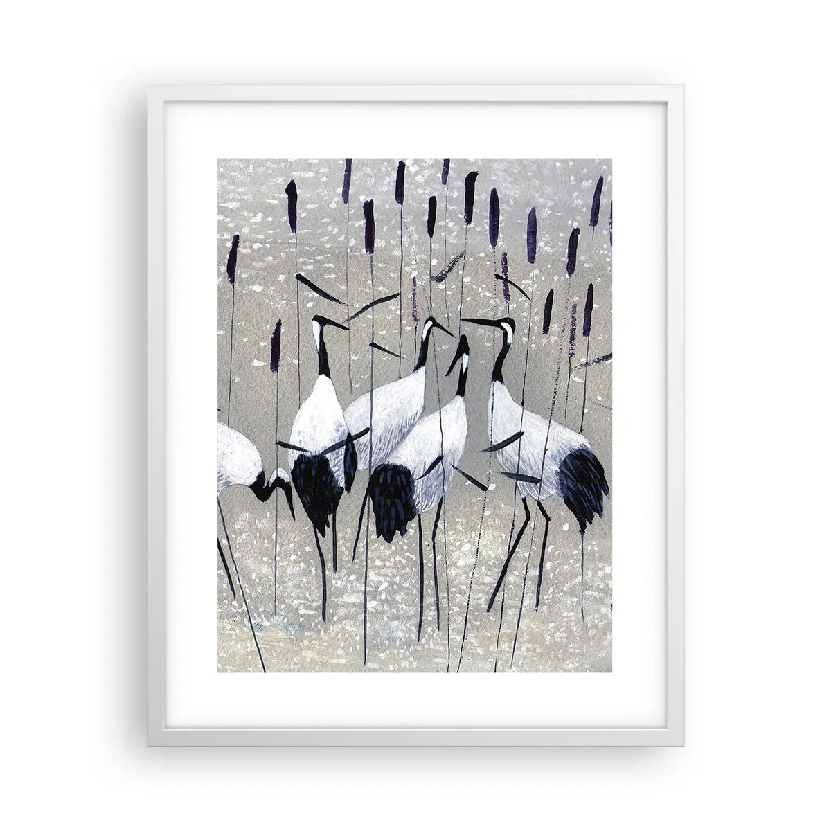 Poster în ramă albă - Printre ai tăi - 40x50 cm