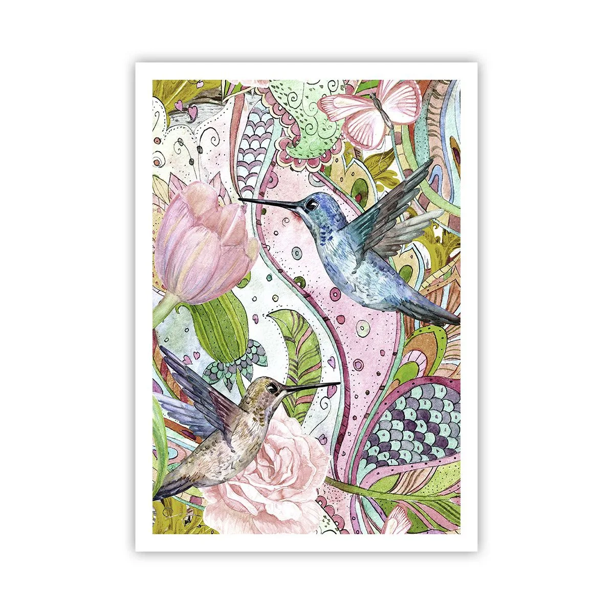 Poster - Încurcat în viță de vie - 70x100 cm