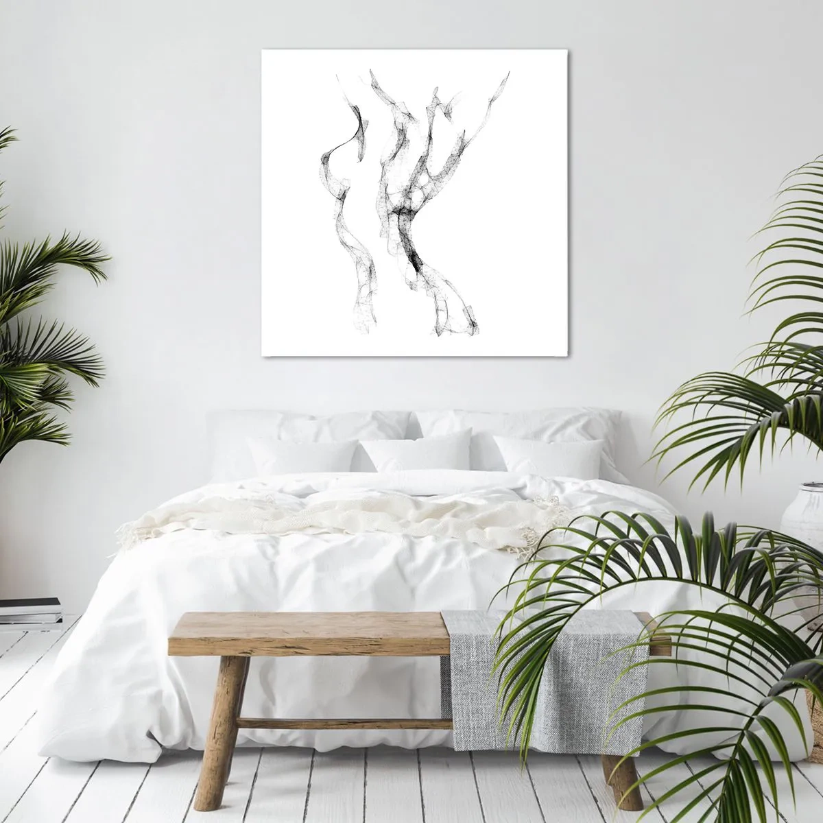 Tablou pe pânză - Frumoasa și puternică - 50x50 cm