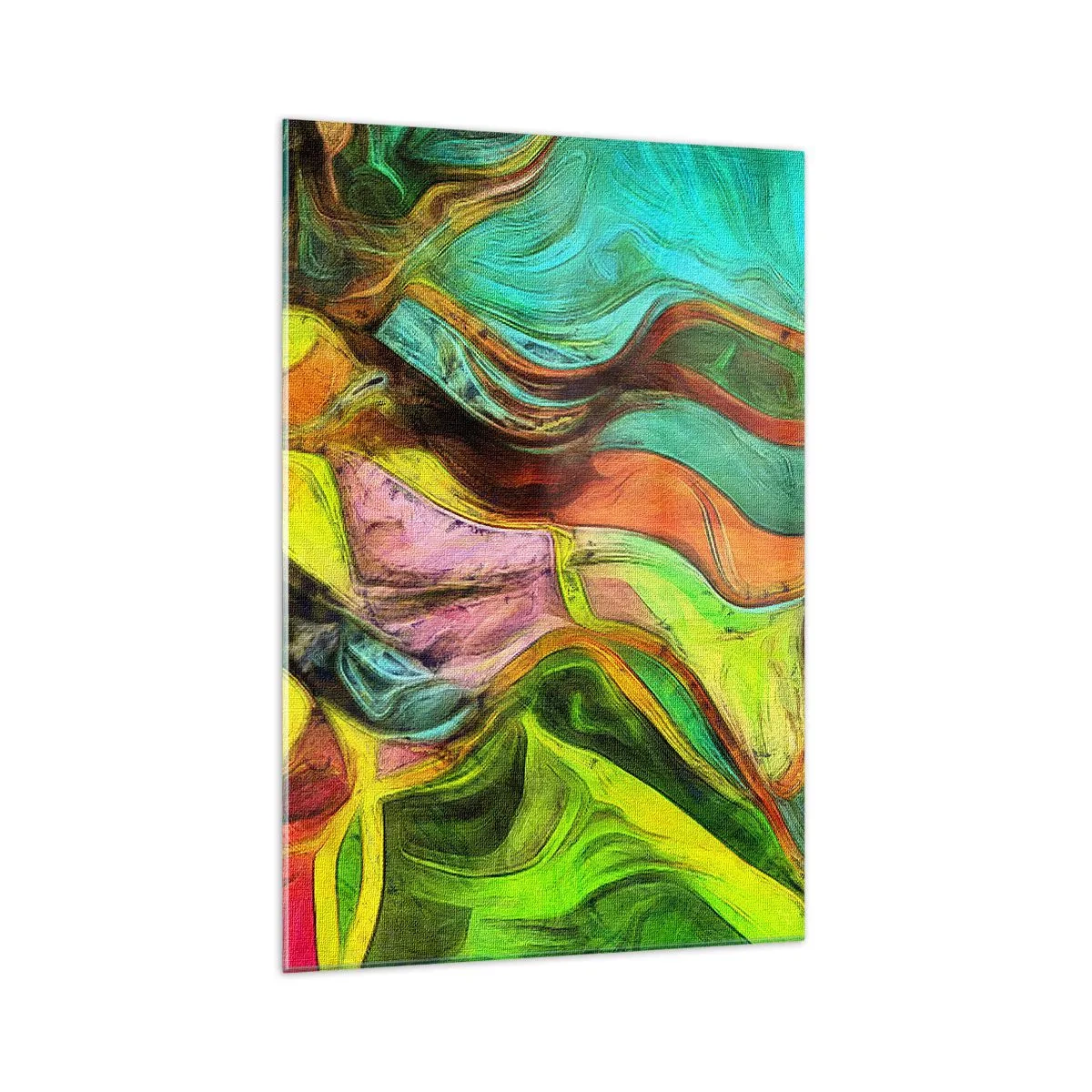 Tablou pe sticlă - Mișcarea este viață - 70x100 cm