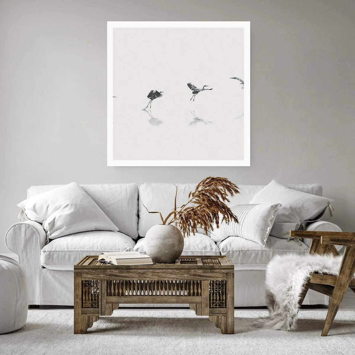 Poster - Patru pași simpli - 60x60 cm