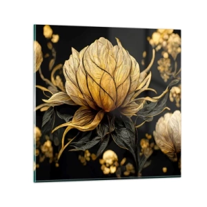 Tablou pe sticlă - Fragilitate subtilă - 40x40 cm