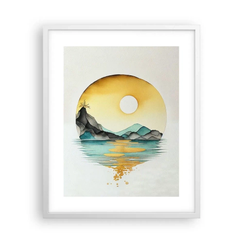 Poster în ramă albă - În cercul de frumusețe - 40x50 cm