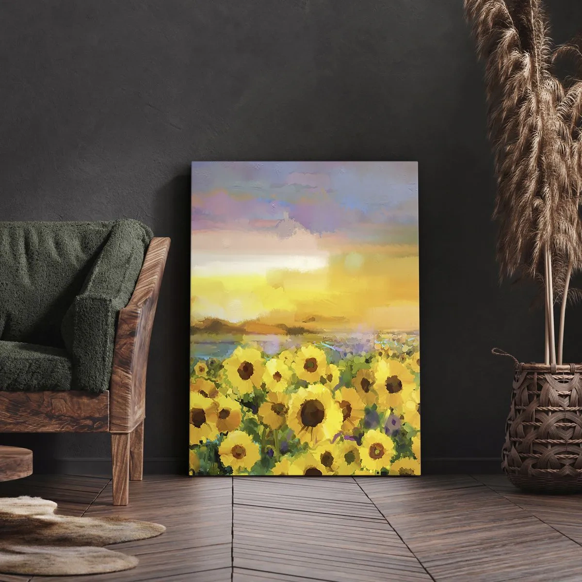 Tablou pe pânză - Soarele însuși a coborât pe pământ - 50x70 cm