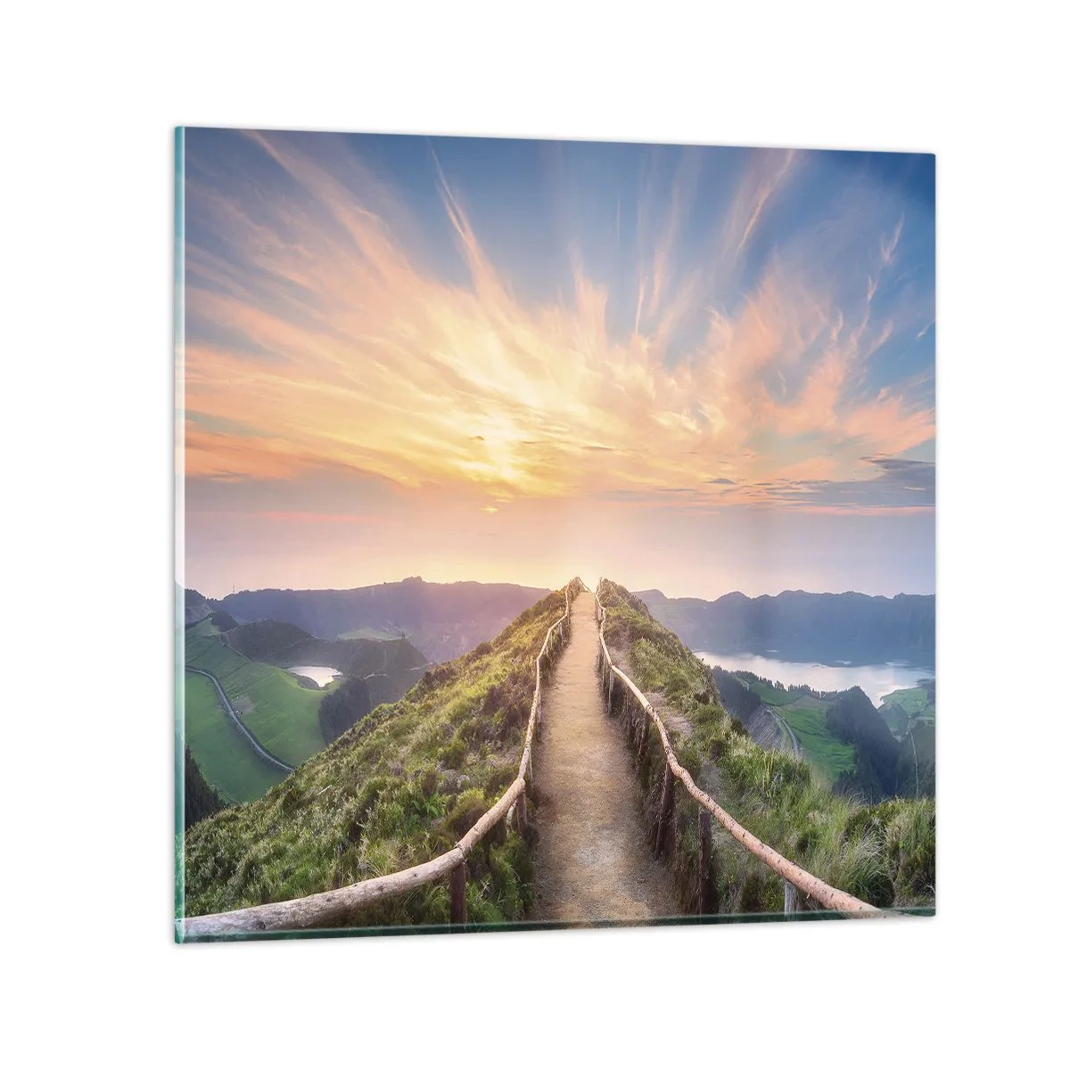 Tablou pe sticlă - Aproape de cer - 60x60 cm