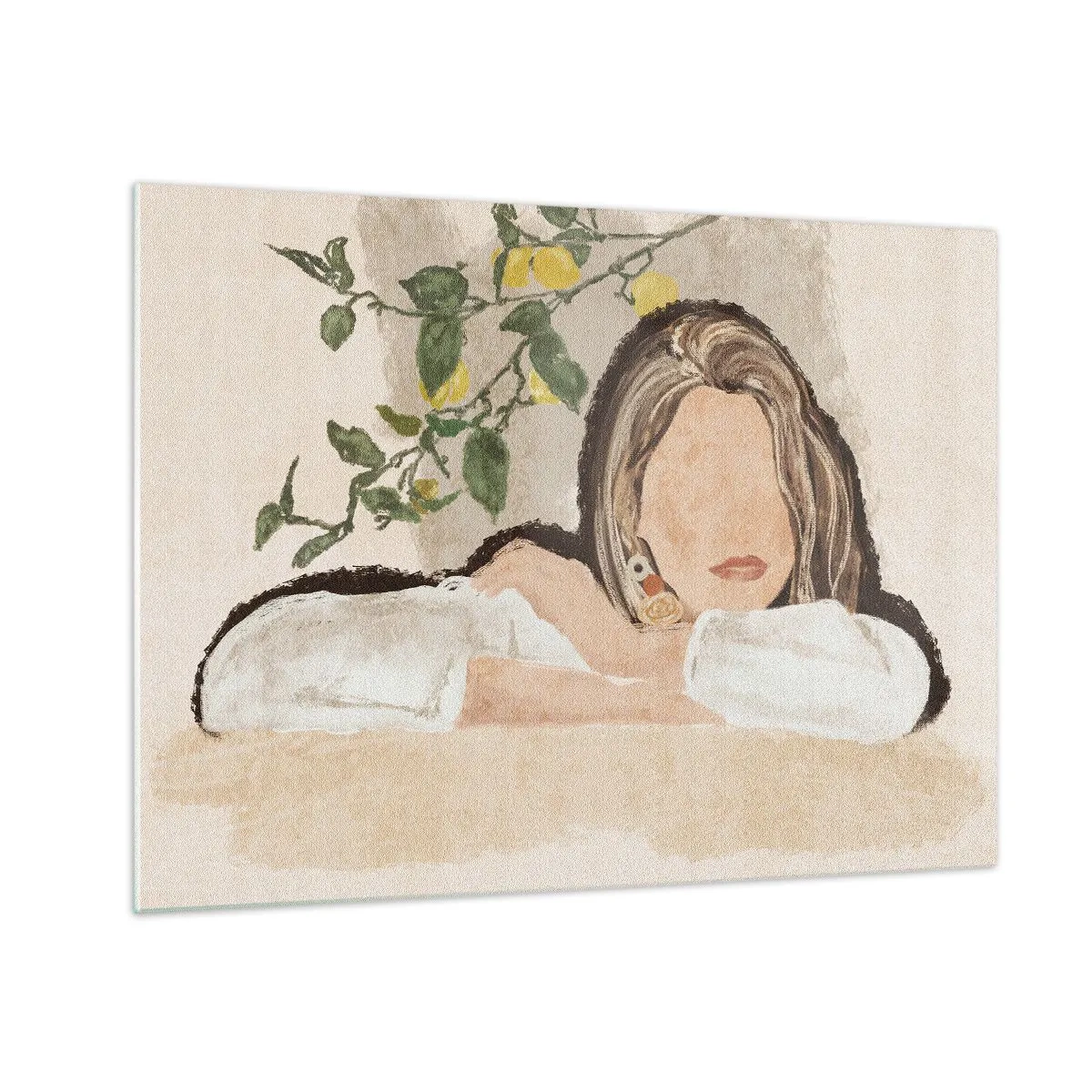 Tablou pe sticlă - Frumusețea sudului - 70x50 cm