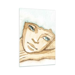 Tablou pe sticlă - Copacul poeziei crește din tăcere - 70x100 cm