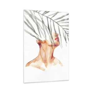 Tablou pe sticlă - Simțiți pulsul tropicelor - 80x120 cm