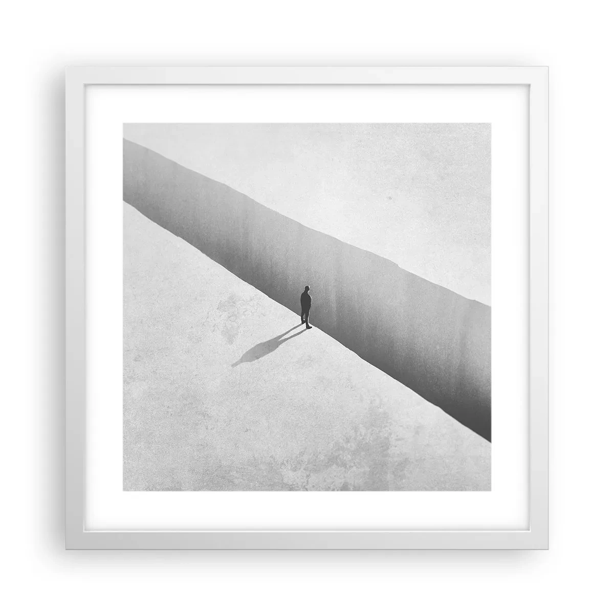 Poster în ramă albă - Obiectiv clar - 40x40 cm