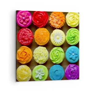 Tablou pe pânză - Fiecare diferită - toate delicioase - 50x50 cm