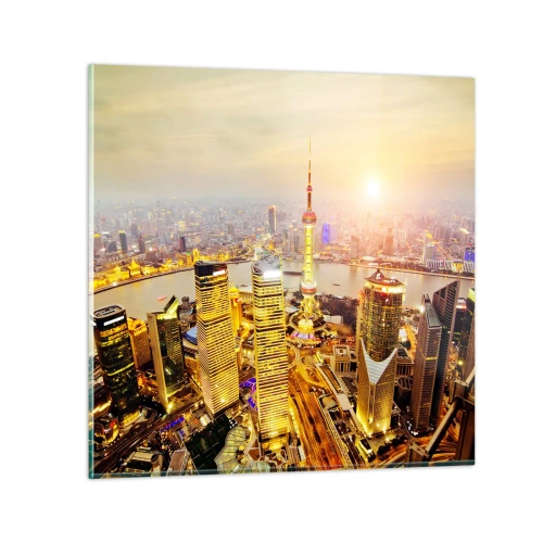 Tablou pe sticlă - Visul asiatic - 60x60 cm