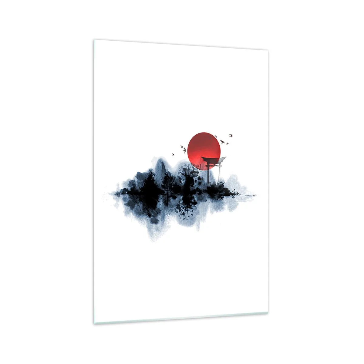 Tablou pe sticlă - O vedere japoneză - 70x100 cm