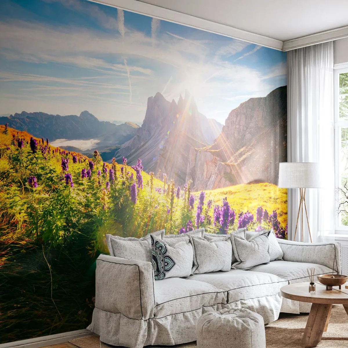 Tapet Standard Eco - Viața secretă a ierburilor - Peisaj, Munţi, Trasee montane - 400x280 cm