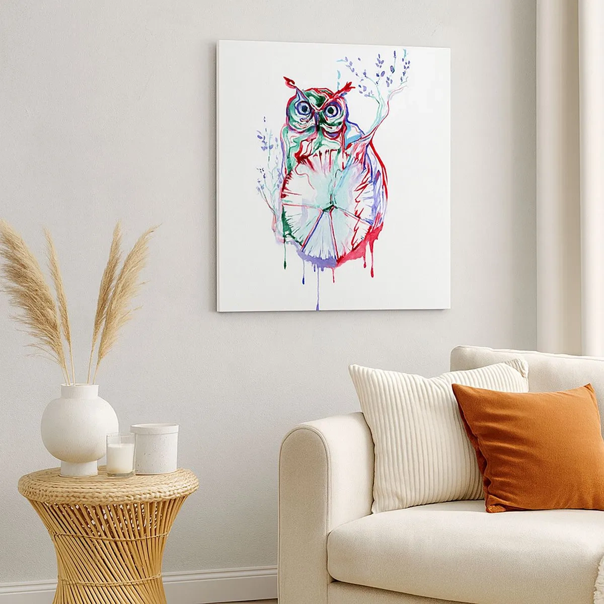 Tablou pe pânză - Deșteaptă prin natura - 30x30 cm