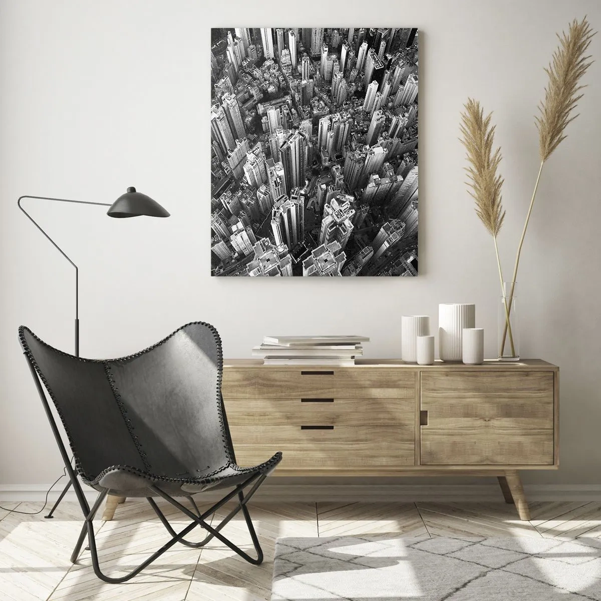 Tablou pe sticlă - Din ce în ce mai sus - 50x70 cm