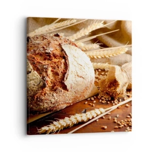 Tablou pe pânză - Apetisantă, parfumată, crocantă - 30x30 cm