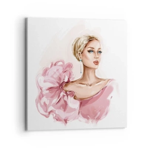 Tablou pe pânză - Așa cum a fost pictată... - 70x70 cm