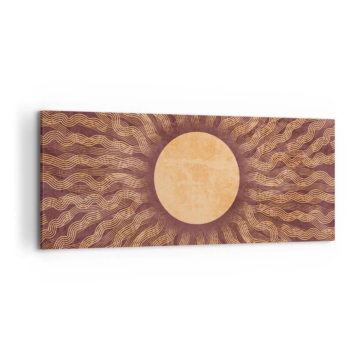 Tablou pe pânză - Icoana soarelui - 120x50 cm