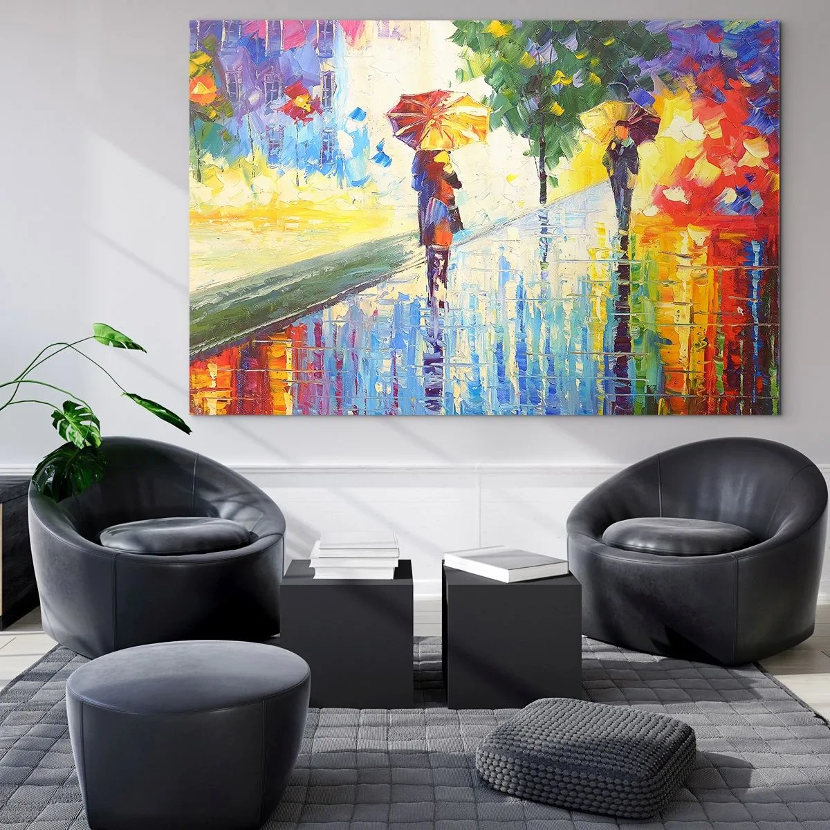 Tablou pe sticlă - Și totul este clar - 100x70 cm
