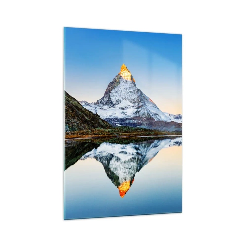 Tablou pe sticlă - Două lumi - 70x100 cm