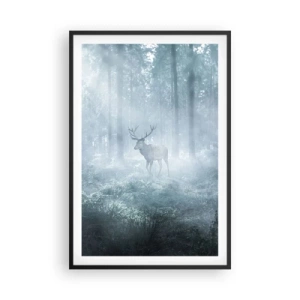 Poster în ramă neagră - Plimbarea de dimineață prin regat - 61x91 cm