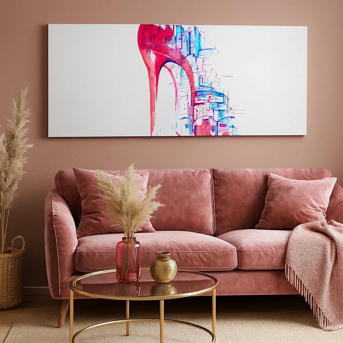 Tablou pe pânză - Eleganta din marele oraș - 30x30 cm