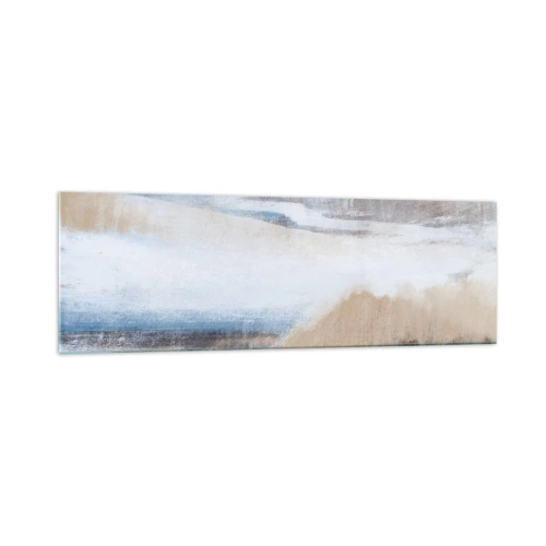 Tablou pe sticlă - Compoziție de iarnă - 160x50 cm