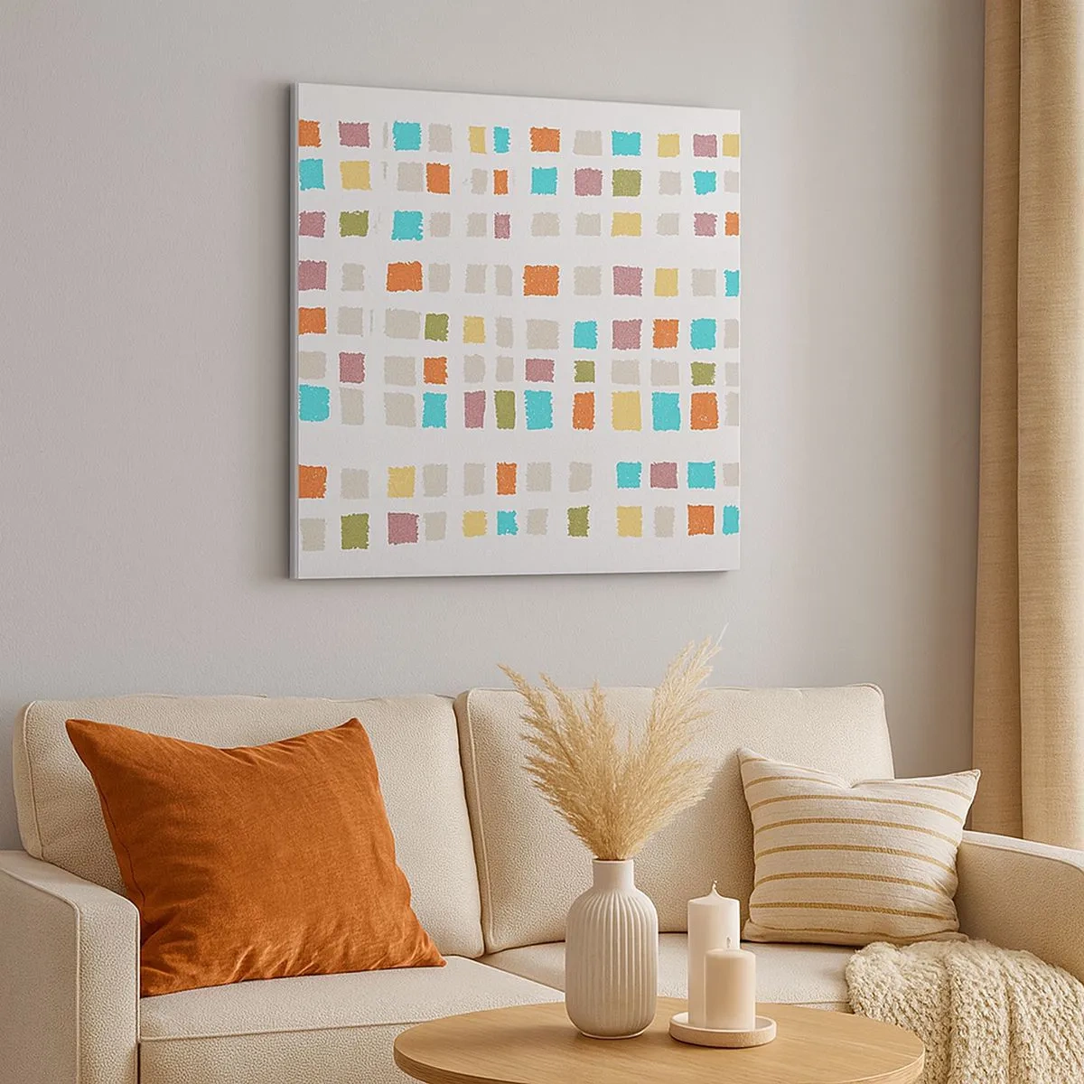 Tablou pe pânză - Joc necunoscut - 30x30 cm