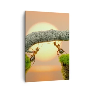 Tablou pe pânză - Cooperare veselă - 70x100 cm