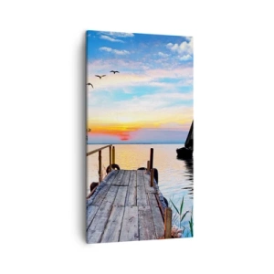 Tablou pe pânză - Bună seara - 45x80 cm