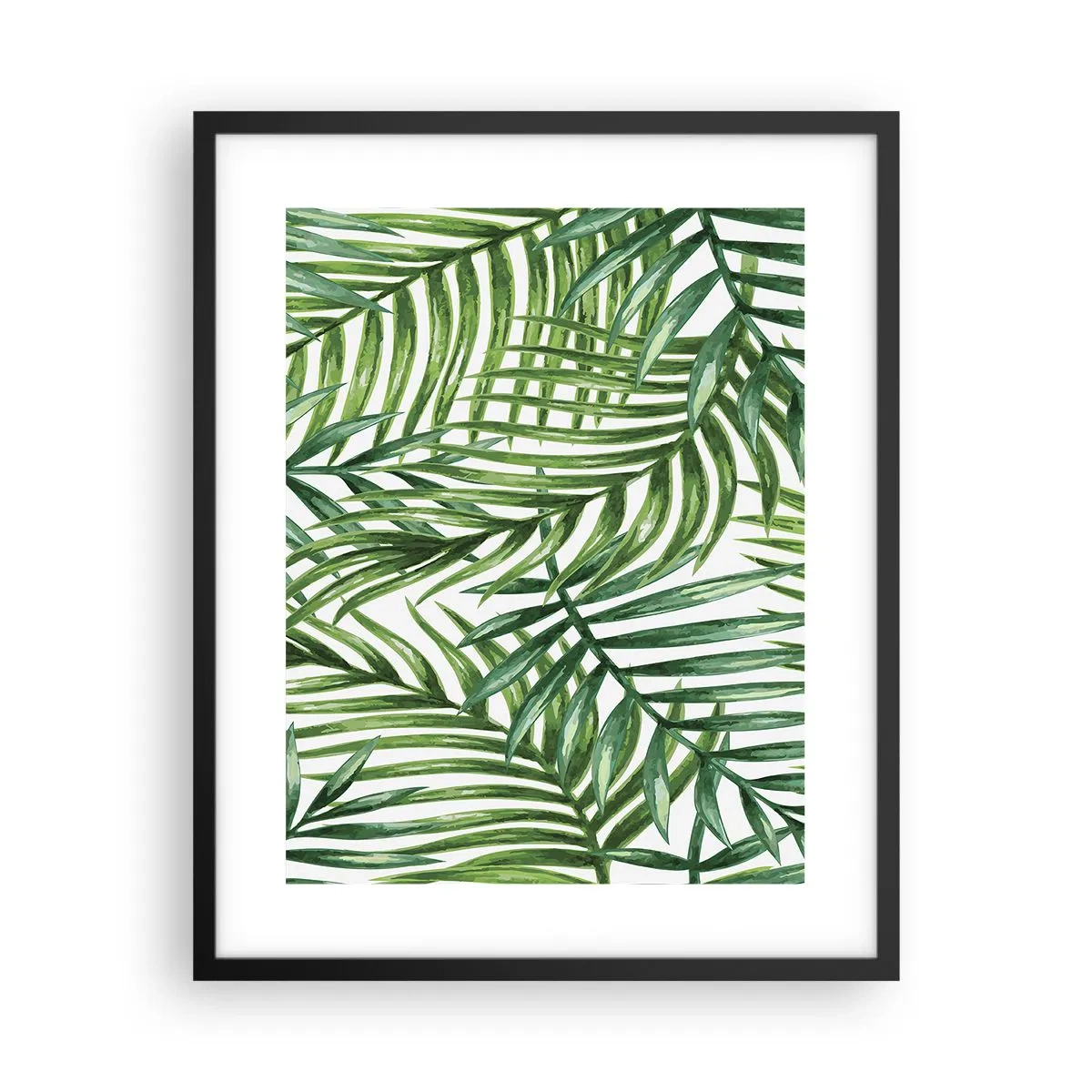 Poster în ramă neagră - Sub bolta verde - 40x50 cm
