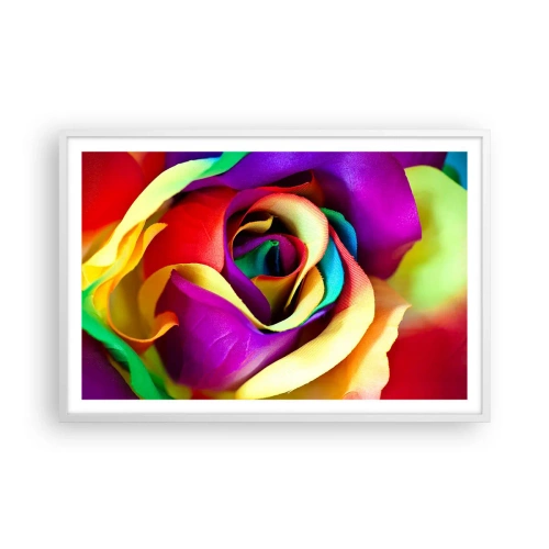 Poster în ramă albă - Acest lucru este imposibil - 91x61 cm