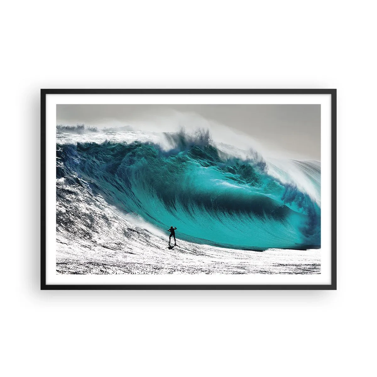 Poster în ramă neagră - Provocare acceptată - 91x61 cm