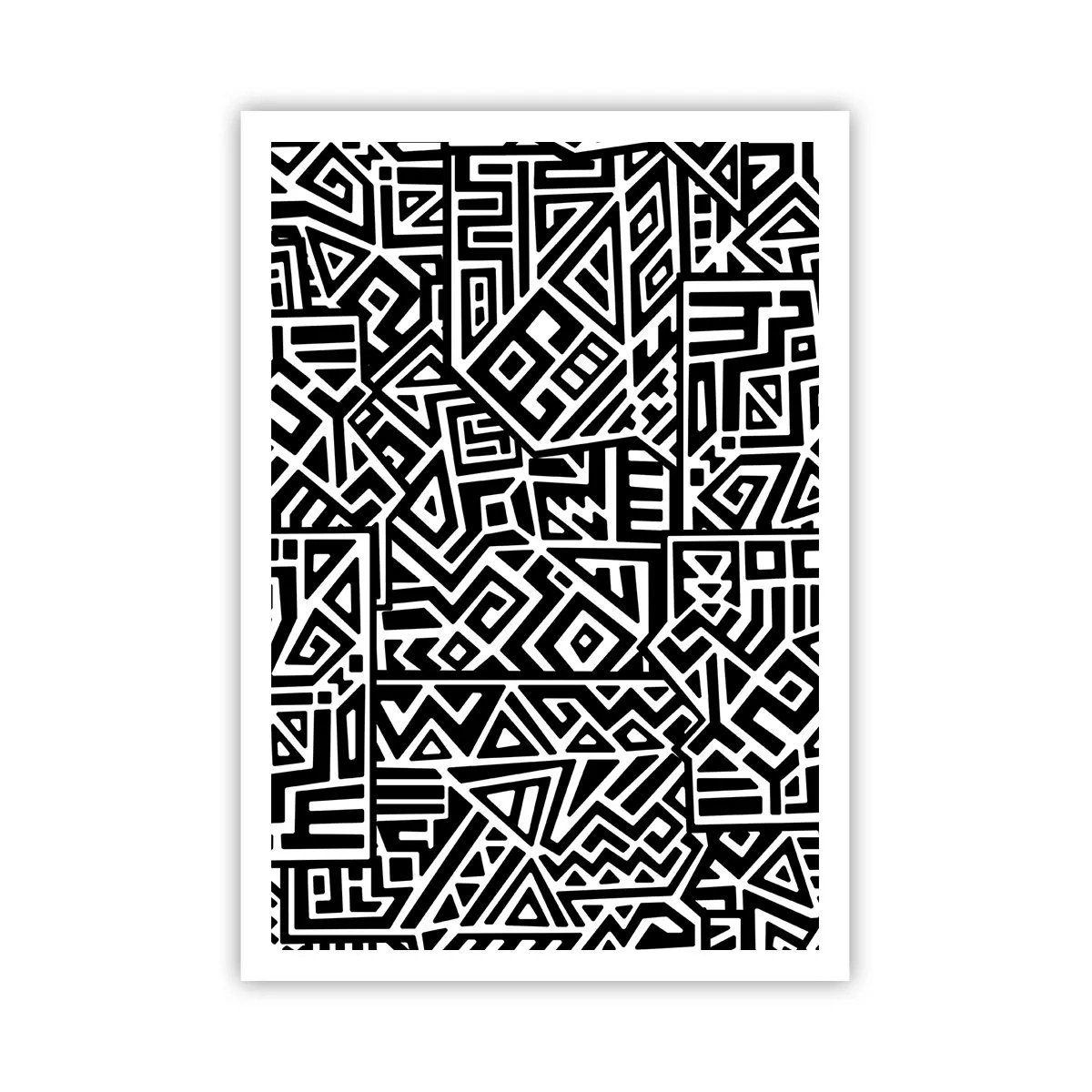 Poster - Compoziție precolumbiană - 70x100 cm