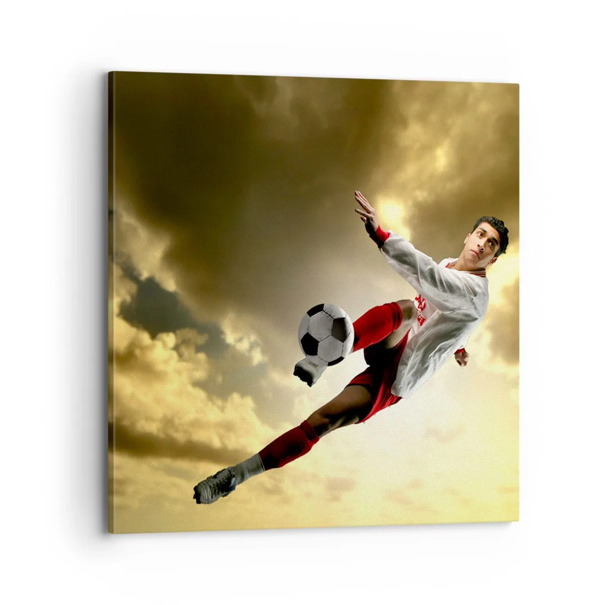 Tablou pe pânză - Cerul fotbalului - 70x70 cm