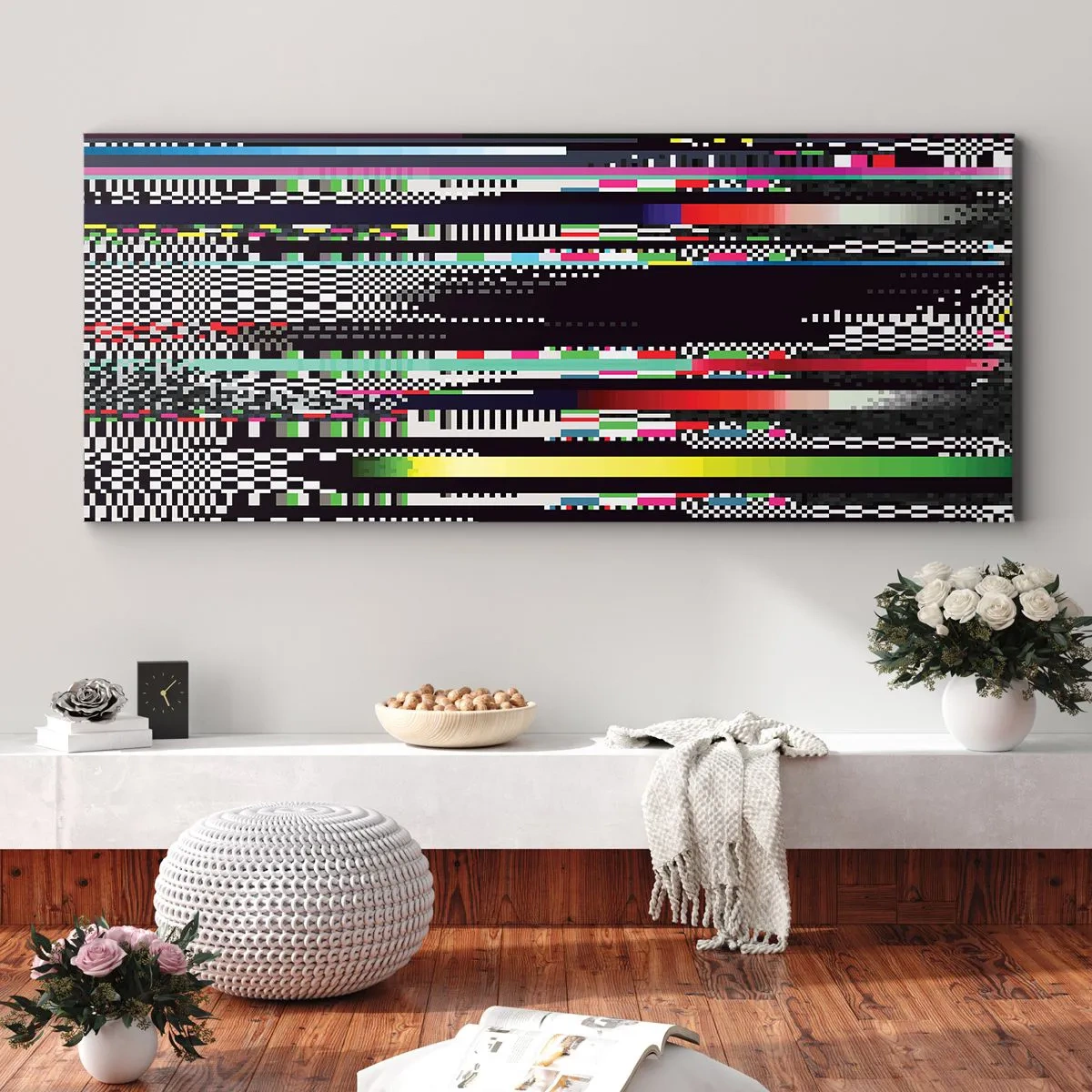 Tablou pe pânză - Imaginea controlată a realității - 140x50 cm