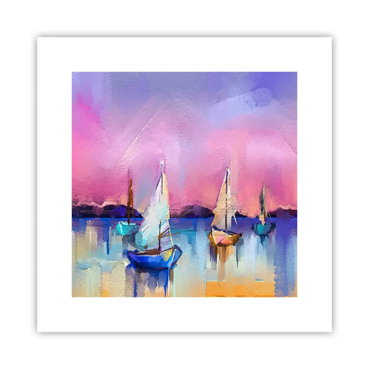 Poster - Direcția: ape largi - 30x30 cm