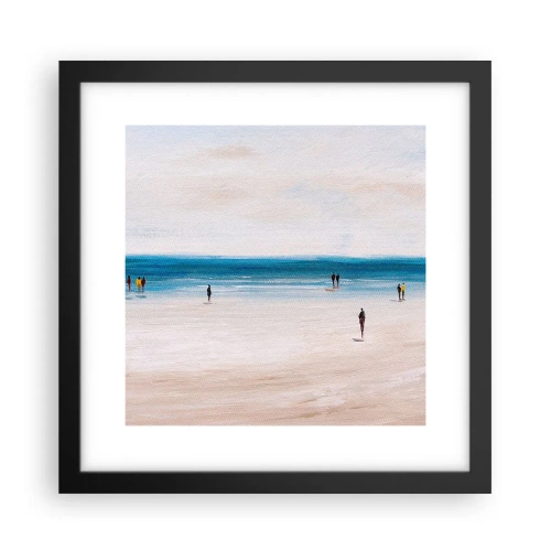 Poster în ramă neagră - Nevoia naturală - 30x30 cm