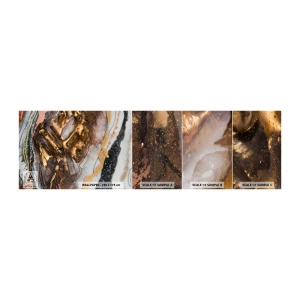 Mostră tapet autocolant Deluxe Sticker - Elementul pământ - Abstracția, Grafică, Bucată - 100x30 cm